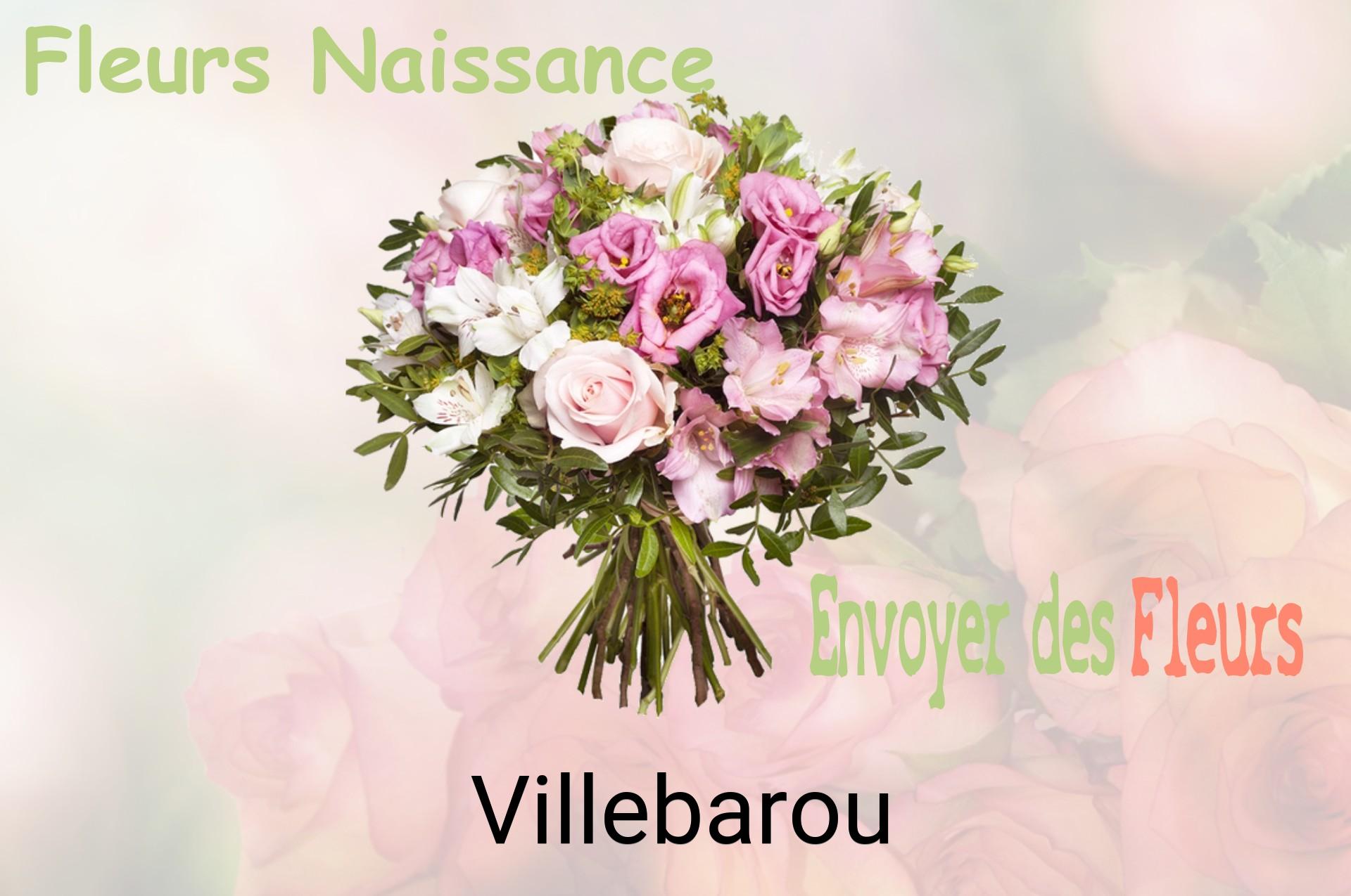 Bouquet de fleurs de naissance livré à Villebarou